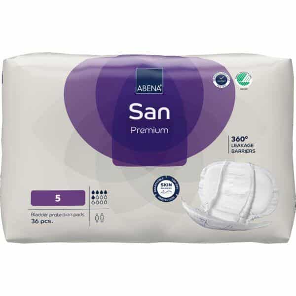 Abena San Premium 5, predloge za inkontinenco (36 kosov)