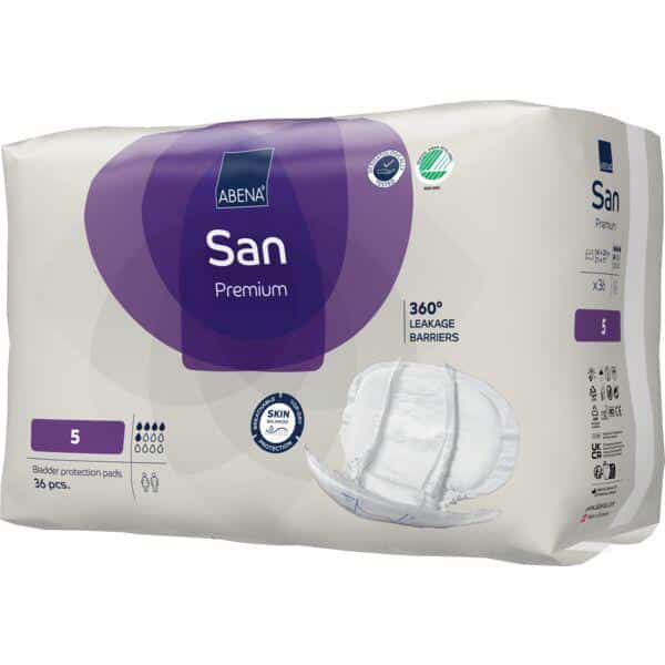 Abena San Premium 5, predloge za inkontinenco (36 kosov)