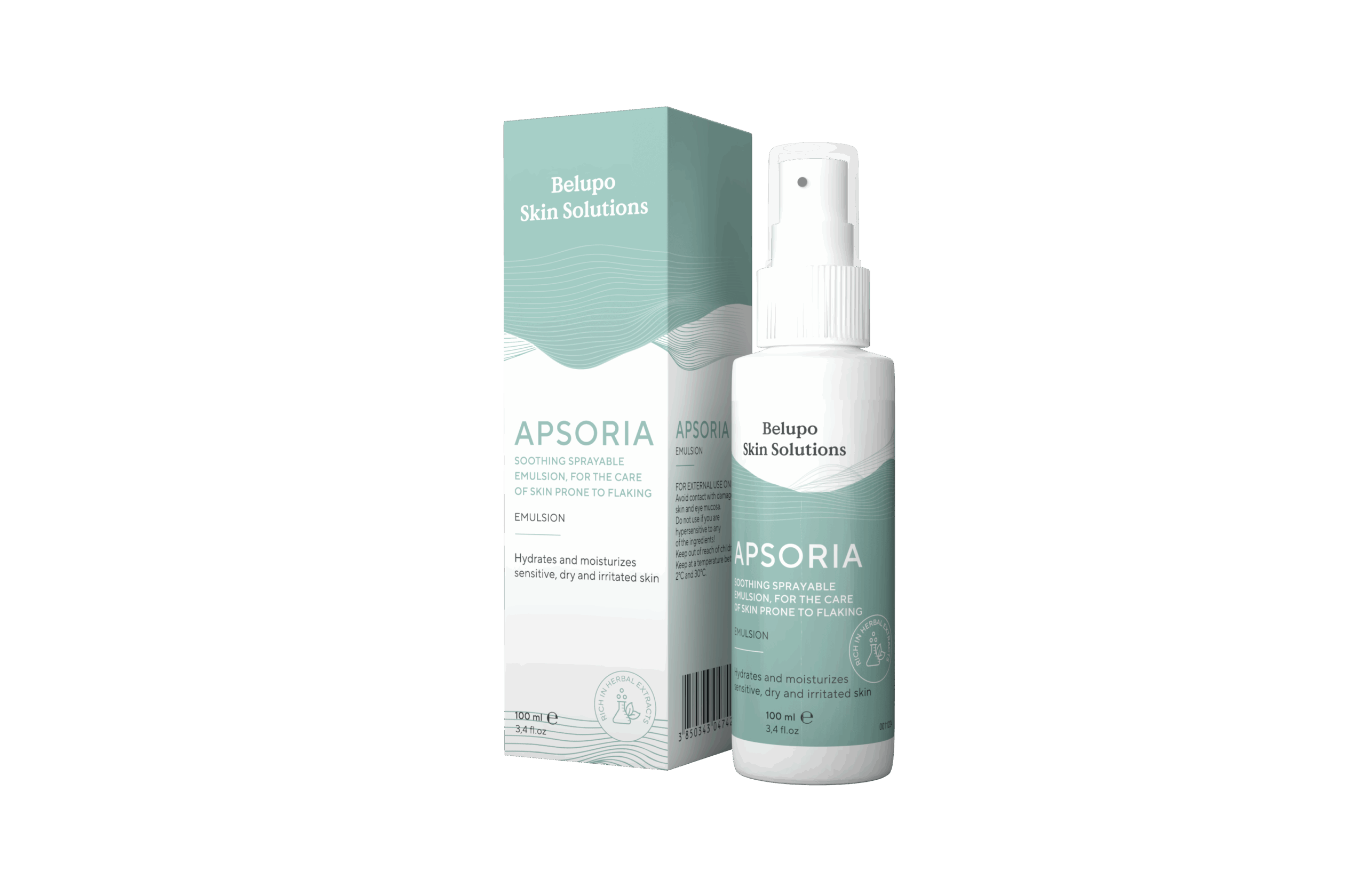 Belupo Skin Solutions Apsoria emulzija, 100 ml Belupo Skin Solutions Apsoria emulzija, 100 ml
